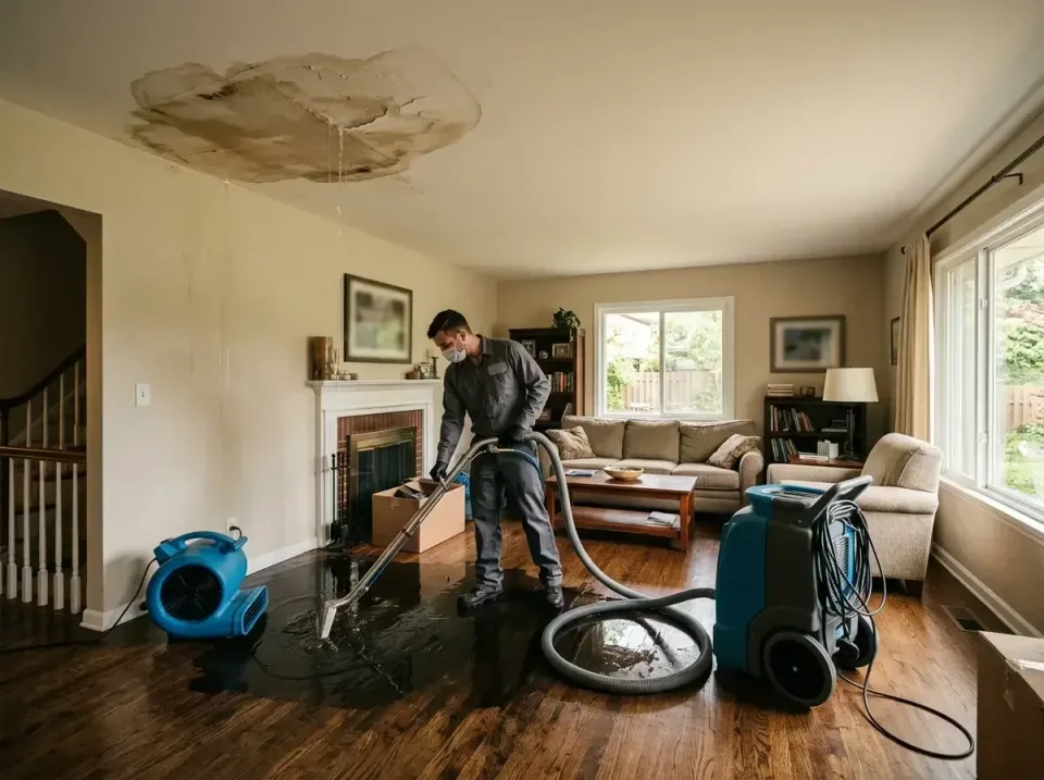 attic-pipe-burst-ceiling-drip-008 — frequently asked questions, Water Damage Restoration & Carpet Care in Bunker Hill Villag…